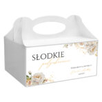 Naklejki na pudełka na ciasto - Emilia - 3szt