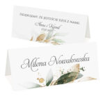 Winietki boho z kwiatami - Emilia - czarne lub białe tło - obrazek 4