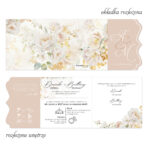 Zaproszenia ślubne składane - Inga - 4 wzory - obrazek 3