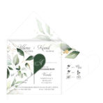 Zaproszenia Ślubne składane serca - Ewelina - obrazek 6