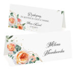 Winietki boho z kwiatami - Emilia - czarne lub białe tło - obrazek 16