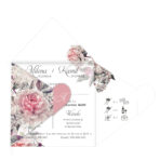 Zaproszenia Ślubne składane serca - Ewelina - obrazek 4