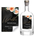 Naklejki na wódkę weselną - Emilia - 8 szt. - obrazek 13