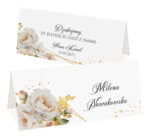 Winietki boho z kwiatami - Emilia - czarne lub białe tło - obrazek 6