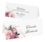 Winietki boho z kwiatami - Emilia - czarne lub białe tło - obrazek 18