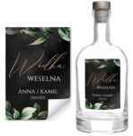 Naklejki na wódkę weselną - Emilia - 8 szt. - obrazek 17