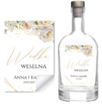 Naklejki na wódkę weselną - Emilia - 8 szt. - obrazek 16