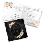 Zaproszenia Ślubne z kopertą - Emilia - 4 wzory - obrazek 4