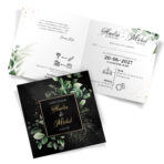Zaproszenia Ślubne z kopertą - Emilia2 - 5 wzorów - obrazek 5