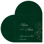 Zaproszenia Ślubne w Kształcie Serca składane - Zoja - obrazek 10