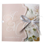 Zaproszenia ślubne składane - Inga - 4 wzory