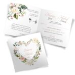 Zaproszenia ślubne Fiona- z sercem i wstążką - obrazek 5