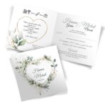 Zaproszenia ślubne Fiona- z sercem i wstążką - obrazek 11