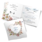 Zaproszenia ślubne Fiona- z sercem i wstążką - obrazek 15