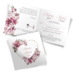 Zaproszenia ślubne Fiona- z sercem i wstążką - obrazek 17