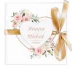 Zaproszenia ślubne Fiona- z sercem i wstążką - obrazek 12