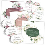 zaproszenia eleganckie z kopertą próbki