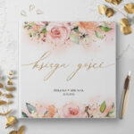 Księga Gości Weselnych czarne lub białe kartki - Irma