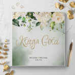 Księga Gości Weselnych czarne lub białe kartki - Megan - obrazek 5