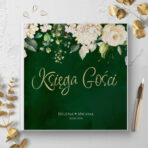 Księga Gości Weselnych czarne lub białe kartki - Megan