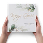 Księga Gości Weselnych czarne lub białe kartki - Eukaliptus - obrazek 4