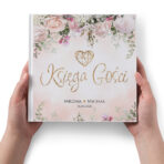 Księga Gości Weselnych czarne lub białe kartki - Peonia - obrazek 4