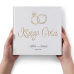 Księga Gości Weselnych czarne lub białe kartki - Złote - obrazek 4