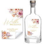 Naklejki na wódkę weselną - Ingrid - 8 szt. - obrazek 11