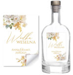 Naklejki na wódkę weselną - Ingrid - 8 szt. - obrazek 12