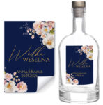 Naklejki na wódkę weselną - Ingrid - 8 szt. - obrazek 3