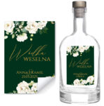 Naklejki na wódkę weselną - Ingrid - 8 szt. - obrazek 2