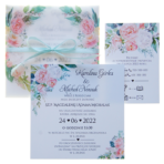 Zaproszenia ślubne z kalką Aurora - 10 wzorów - obrazek 10