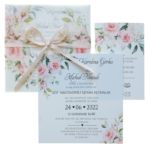 Zaproszenia ślubne z kalką Aurora - 10 wzorów - obrazek 4