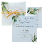 Zaproszenia ślubne z kalką Aurora - 10 wzorów - obrazek 8