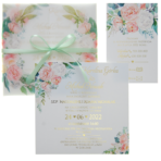 Zaproszenia ślubne złocone z kalką Aurora - 10 wzorów - obrazek 11