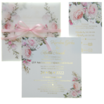 Zaproszenia ślubne złocone z kalką Aurora - 10 wzorów - obrazek 10