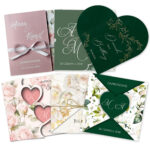 Próbki Zaproszenia Ślubne Mix Wycinane2 6szt K14