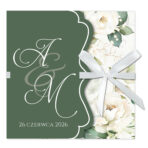 Próbki Zaproszenia Ślubne Mix Wycinane2 6szt K14 - obrazek 3