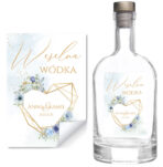 Naklejki na wódkę weselną - Adela- 8 szt. - obrazek 14