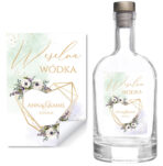 Naklejki na wódkę weselną - Adela- 8 szt. - obrazek 11