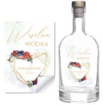 Naklejki na wódkę weselną - Adela- 8 szt. - obrazek 15