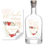 Naklejki na wódkę weselną - Adela- 8 szt. - obrazek 16