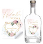 Naklejki na wódkę weselną - Adela- 8 szt. - obrazek 4