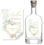 Naklejki na wódkę weselną - Adela- 8 szt. - obrazek 9