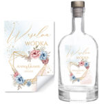 Naklejki na wódkę weselną - Adela- 8 szt. - obrazek 13