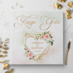 Księga Gości Weselnych czarne lub białe kartki - Adela