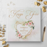 Księga Gości Weselnych czarne lub białe kartki - Adela