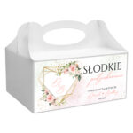 Naklejki na pudełka na ciasto - Adela - 3szt.