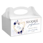 Pudełko na ciasto z naklejką Adela 1szt - obrazek 2