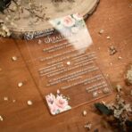 Zaproszenia Ślubne na pleksi